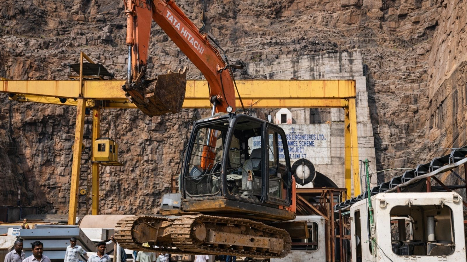 Telangana Resumes SLBC Tunnel Work