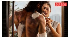 Prabhas and Triptii Dimri in the first poster of Spirit.