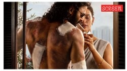 Prabhas and Triptii Dimri in the first poster of Spirit.