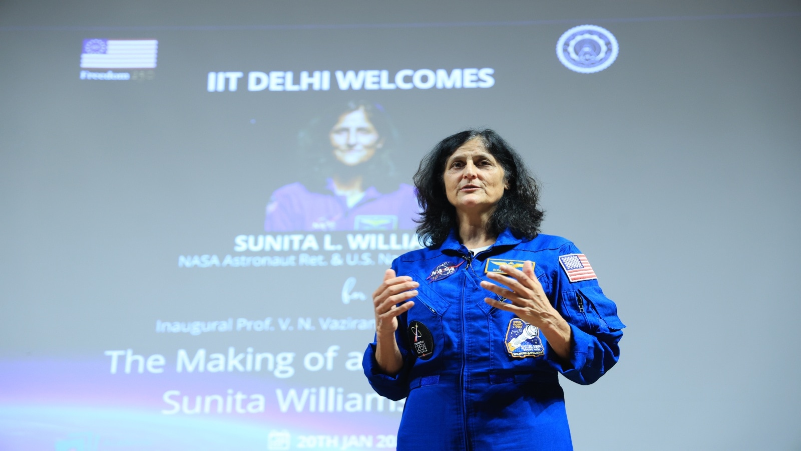 Astronaut Sunita Williams at IIT Delhi: ‘When you take gravity away, you start to understand ourselves and the universe better’