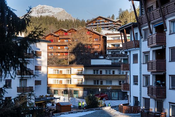 The area is in the heart of the Swiss Alps, just 40 kilometres north of the Matterhorn. 