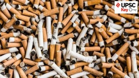 cess, excise duty, cigrette, tobacco, upsc
