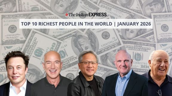 Top 10 billionaires in the world , as of January 2026: Elon Musk continues to be the world's richest.