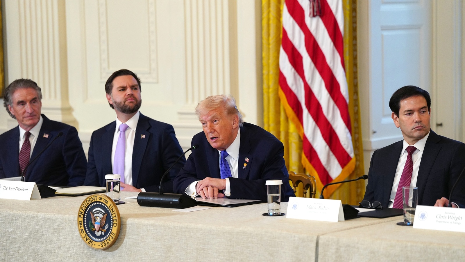There is no official documentation from the White  House of the policy on its website, nor information about the legal authority President Donald Trump would use to impose the tariffs (File photo).