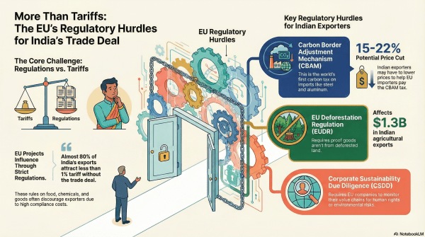 UPSC Issue at a Glance | India and EU seal the deal: Trade, Mobility, Security — and What changes now