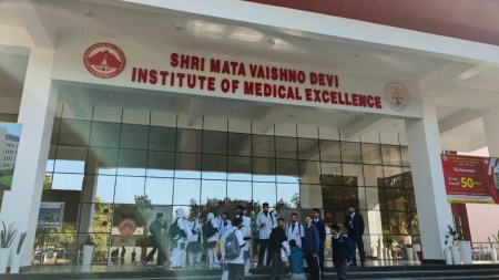 Vaishno Devi medical college, Vaishno Devi medical college Vaishno Devi medical college, Shri Mata Vaishno Devi Institute of Medical Excellence, Katra, National Medical Commission, NMC, Indian express news, current affairs
