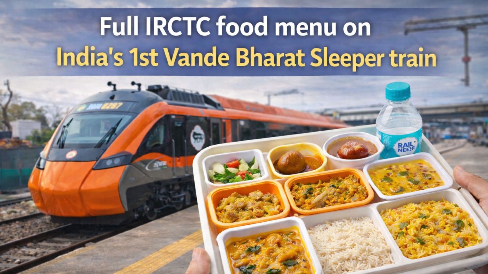 Vande Bharat Sleeper train to serve regional cuisines onboard. (Image generated using AI)