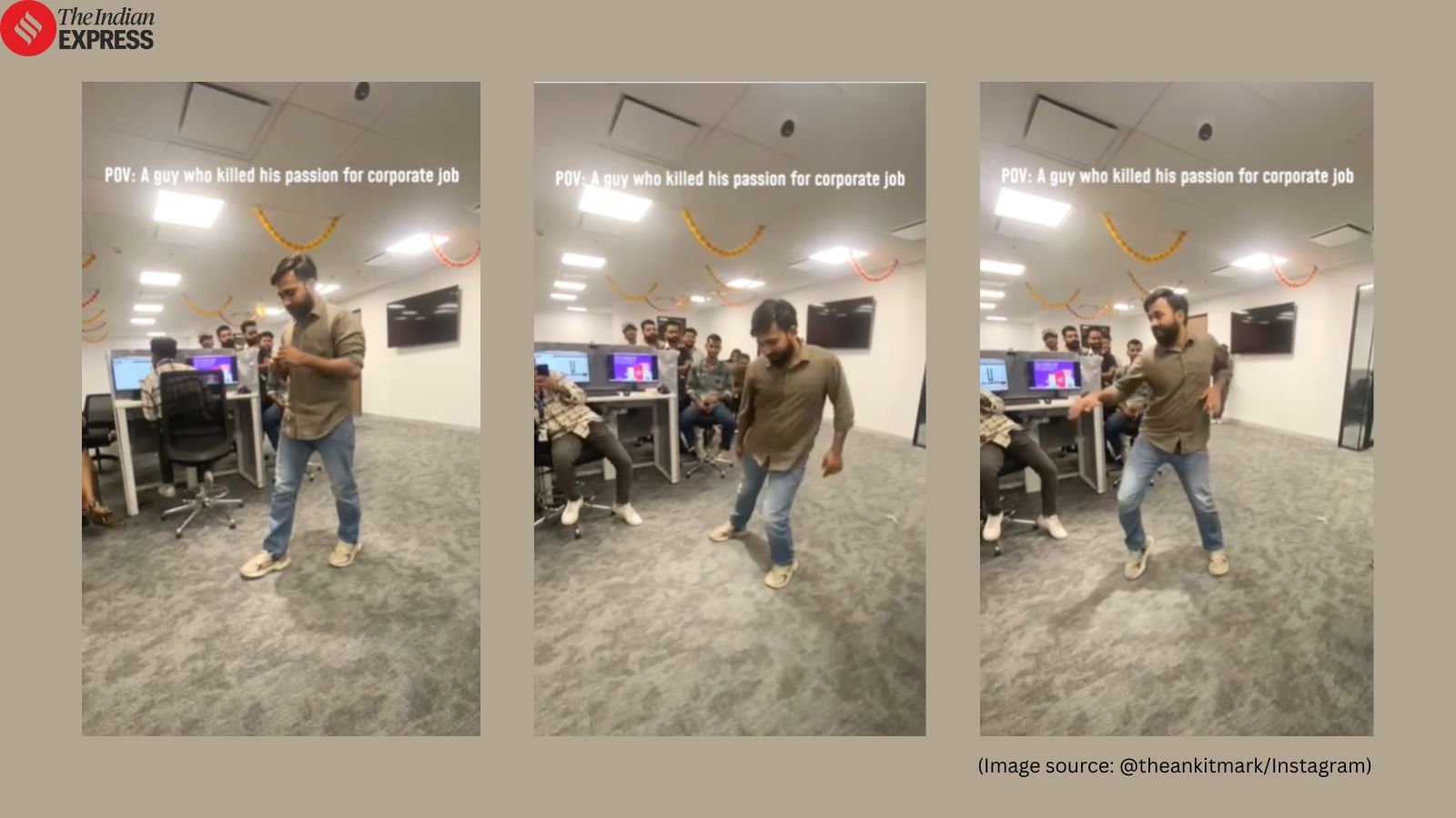 Corporate Man Dances to 'Bang Bang'