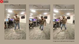 corporate man viral dance video Hrithik Roshan reacts
