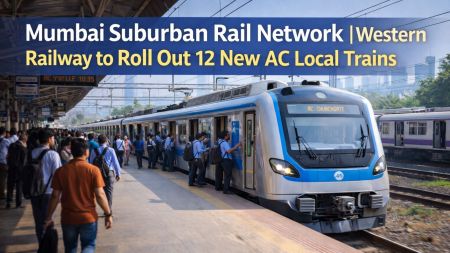 These new AC local trains will replace existing non-AC services. (Image generated using AI)