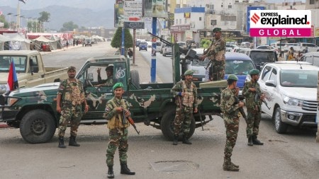 STC soldiers in Aden.
