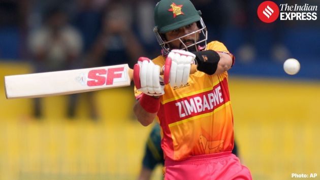 Raza shifted gears late in the innings, finishing unbeaten on 25 off 13 balls, including the only six of the innings off the final delivery