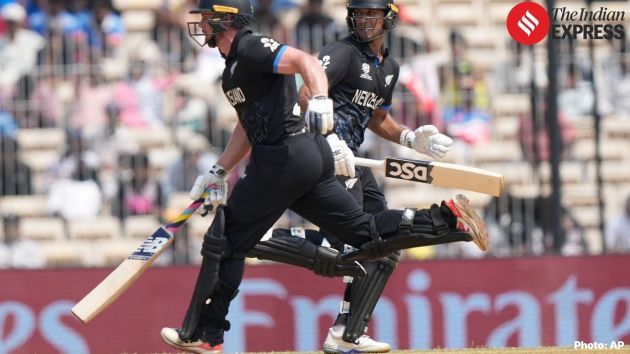 Rachin Ravindra and Glenn Phillips then took control of the chase, forging a key partnership that turned the game in New Zealand’s favour