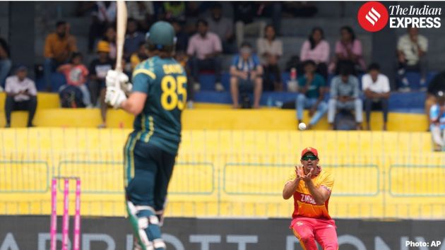 Zimbabwe claimed four wickets inside the powerplay, reducing them to 29/4 within the first four overs