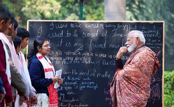 In the episode, the students were given the Assamese gamosa – a traditional red-and-white handwoven cloth.