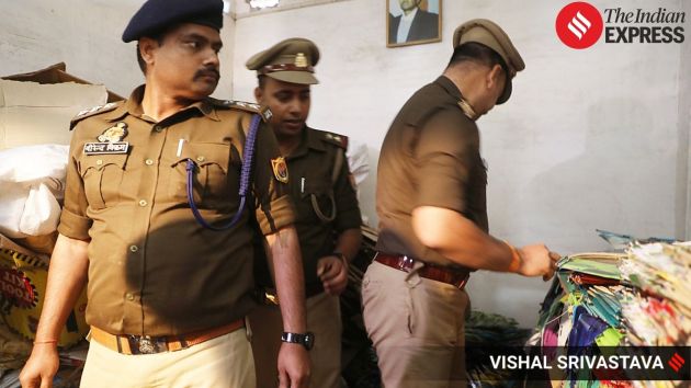 Police said nylon string entangled around his throat while he was on the Haiderganj flyover