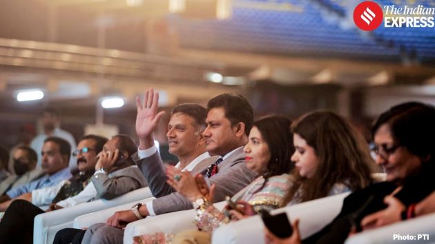 The ceremony was attended by the trio, who had all captained India and had represented Karnataka in domestic cricket