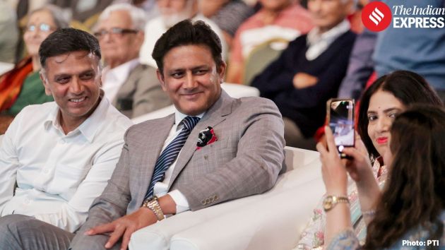 The northern and pavilion ends of the stadium were formally christened the Rahul Dravid End and Anil Kumble End