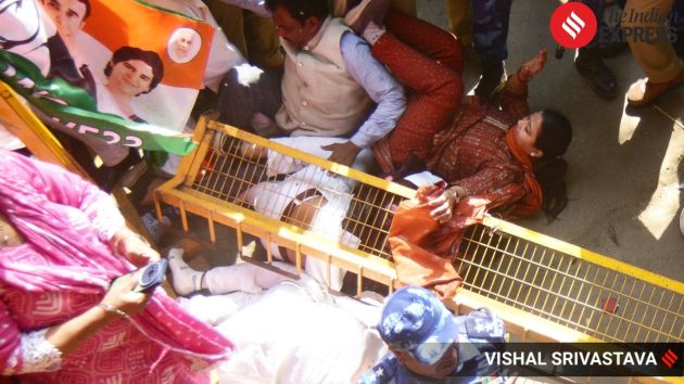 In addition to the employment scheme, the party demanded a public apology from the state government over issues related to the Shankaracharya matter