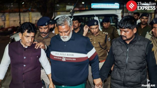 Independent MP from Purnea Rajesh Ranjan, popularly known as Pappu Yadav, was arrested by Patna Police late Friday night