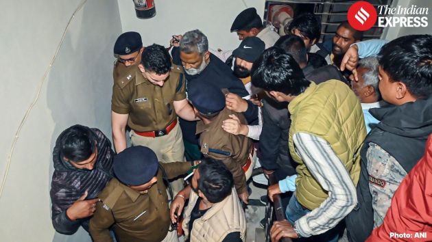 After being taken into custody around midnight, Yadav was taken for medical examination at IGIMS and later brought to PMCH on a stretcher on Saturday morning