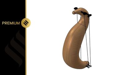 A visual representation of the AI-enabled string instrument approved by the Indian Patent Office.