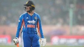 Abhishek Sharma fell for a second duck in the ongoing T20 World Cup against Pakistan in Colombo. (AP Photo)