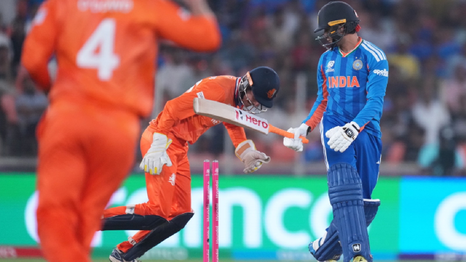 Abhishek Sharma India vs Netherlands Duck
