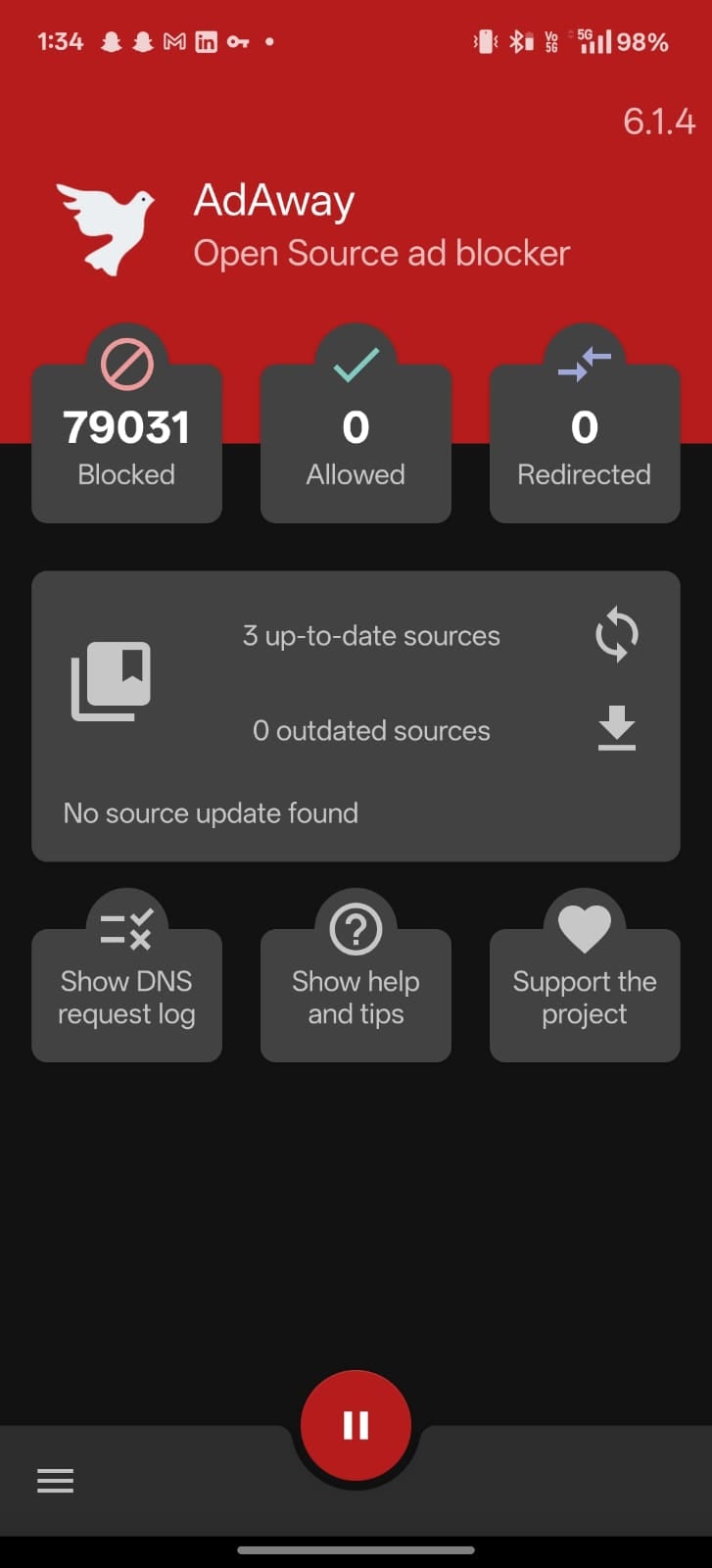 AdAway विज्ञापनों को ब्लॉक करने के लिए एक बेहतरीन सेट अप और फ़ॉरगेट समाधान है।