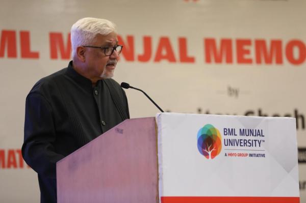 Amitav Ghosh at the second edition of the BML Memorial Lecture at India International Centre, New Delhi. 
