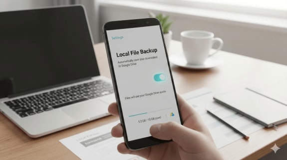 The new Android Downloads folder backup feature may rollout for a huge chunk of devices.