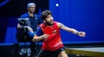 Indian table tennis player Ankur Bhattacharjee in action in WTT Star Contender in Chennai. (PHOTO: Special Arrangement)