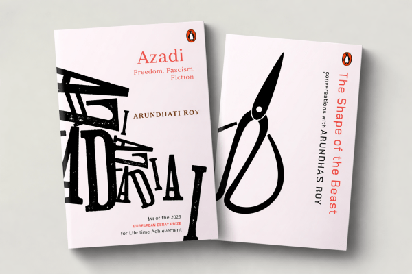 Arundhati Roy's non-fiction box set. (Photo courtesy: Gunjan Ahlawat)