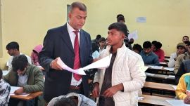 BSEB Inter Exam 2026- Bihar Board Chairperson during on-site checking (Image via BSEB)