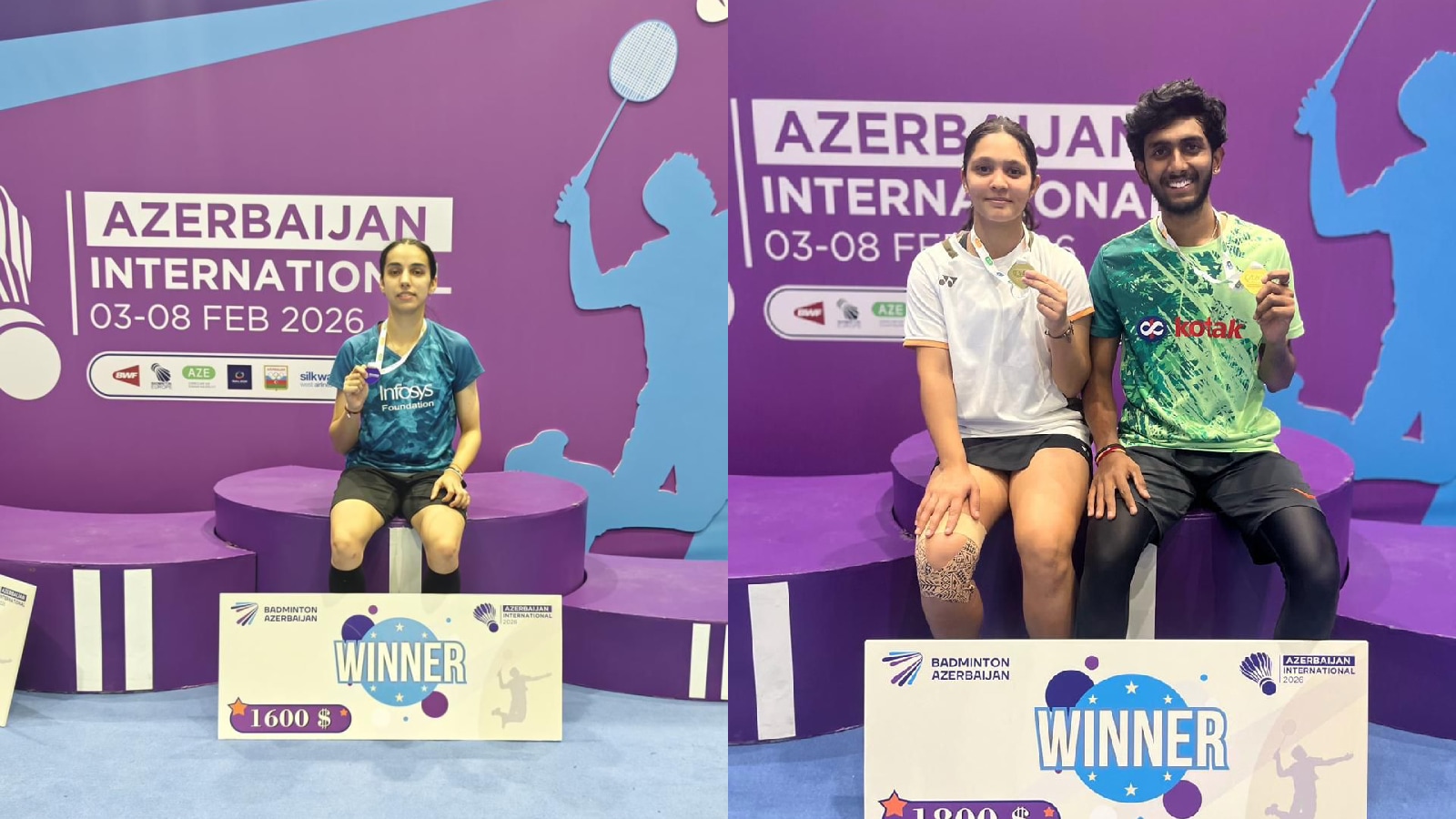 Devika Sihag wins Azerbaijan; Radhika Sharma, sister of Tanvi, clocks first mixed doubles title with Sathwik Reddy