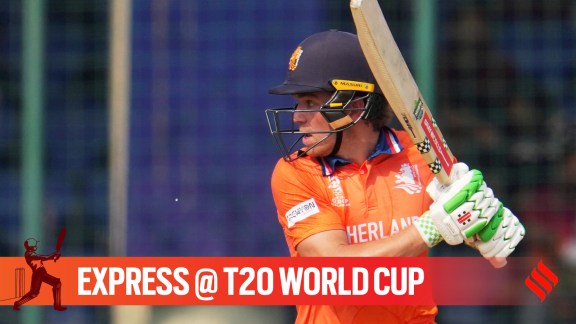 Bas de Leede Netherlands vs Namibia T20 world Cup