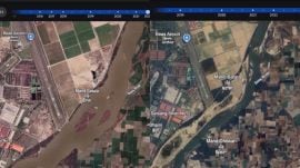 Beas river 2022 vs 2025