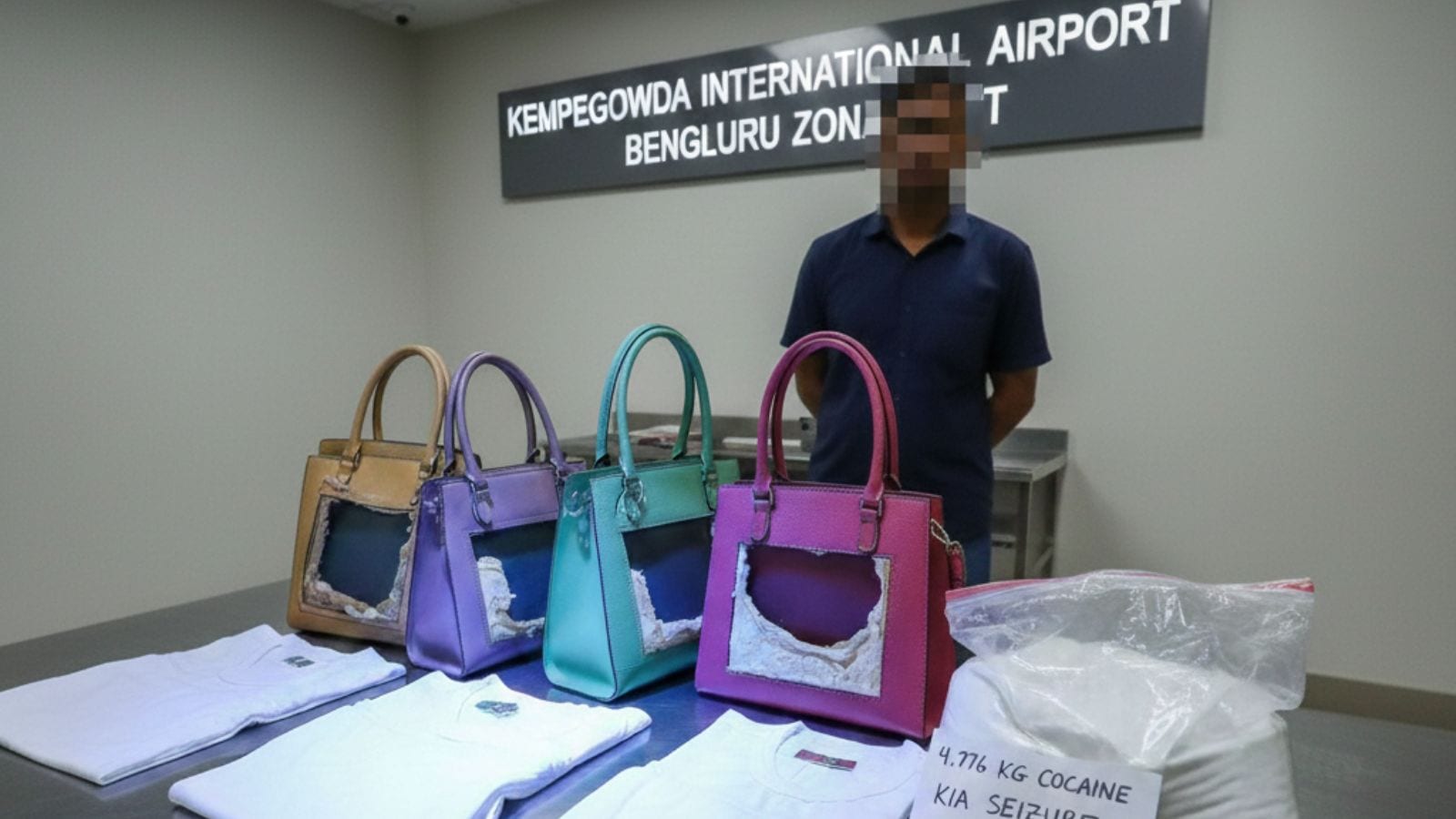 Women’s handbags with chemically infused cocaine: How a Brazilian national tried to smuggle Rs 24 crore worth of drugs into Bengaluru
