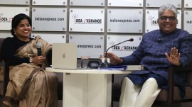 Bhupender Yadav interview, Bhupender Yadav on Aravallis, Bhupender Yadav at Idea Exchange, Idea Exchange, Bhupender Yadav, West Bengal Assembly elections, Trinamool Congress (TMC), Aravalli issue, Indian express news, current affairs