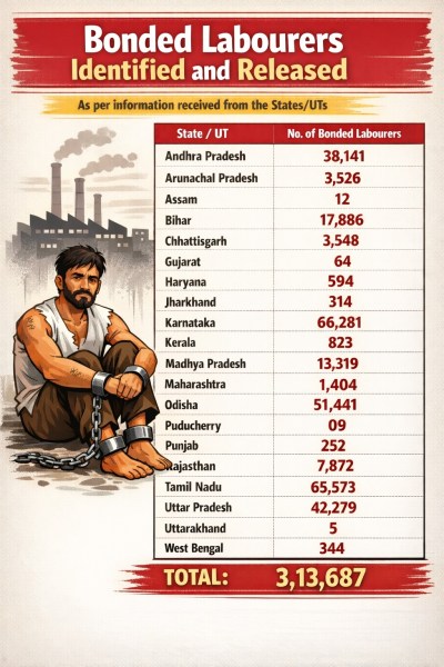 Bonded labour data 1976-2018