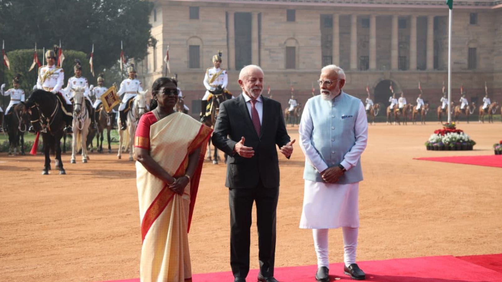 Lula arrived with a record delegation, marking a significant step in strengthening India–Brazil ties.