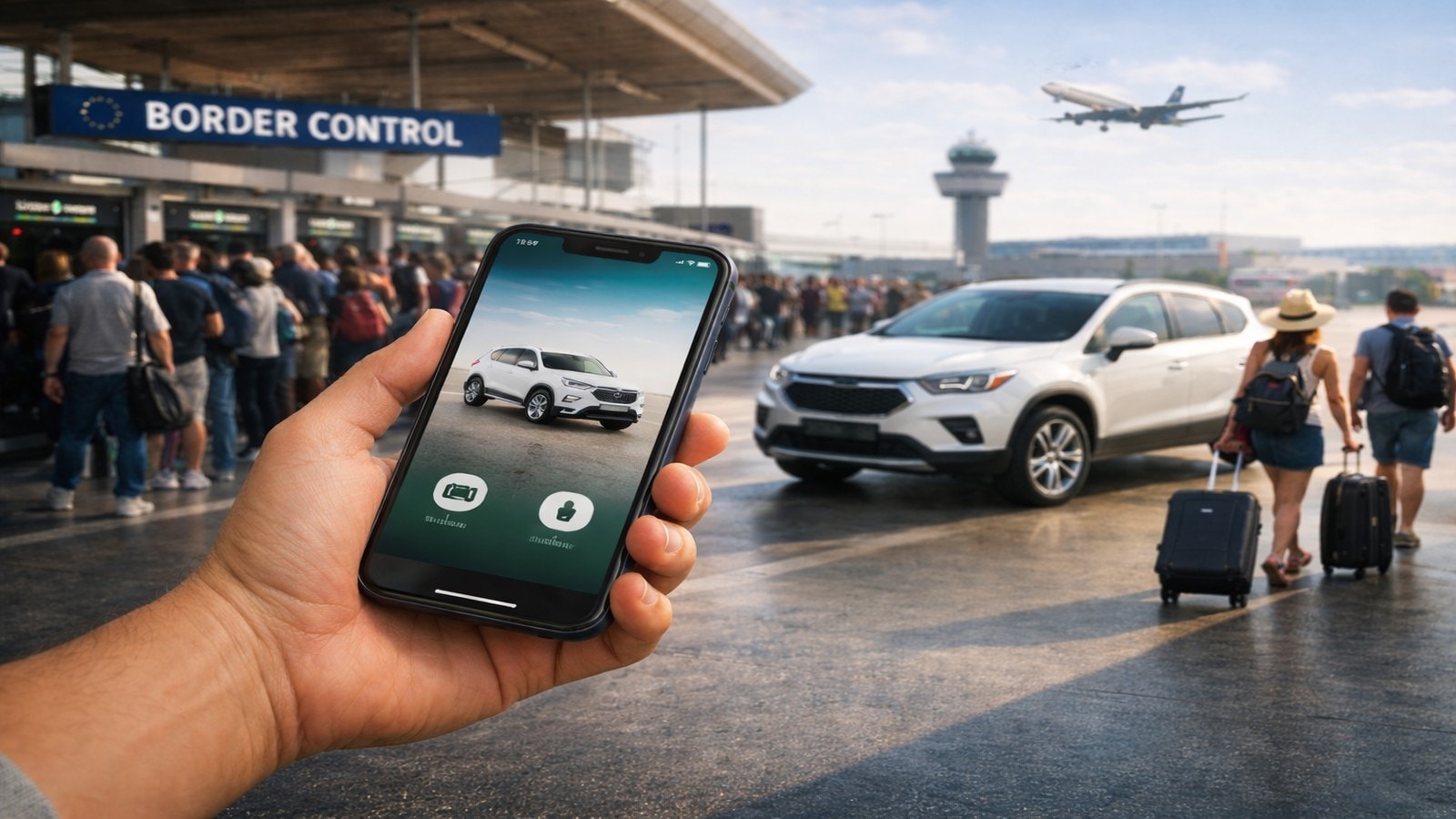 4-hour airport queues? This new app lets non-EU travellers skip rental desk entirely in 2026