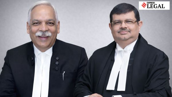 Chief Justice Devendra Kumar Upadhyaya and Justice Tejas Karia