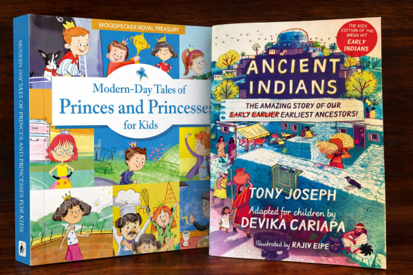 Two contemporary Indian children’s titles, Modern-Day Tales of Princes and Princesses for Kids and Ancient Indians, reflect the shift towards local settings, lived experiences and age-appropriate storytelling.
