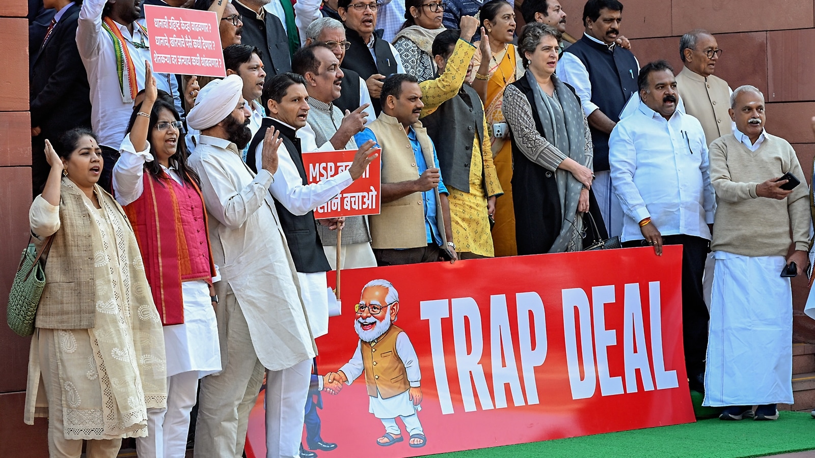 Epstein files fallout: Priyanka Gandhi Vadra demands Hardeep Puri’s resignation