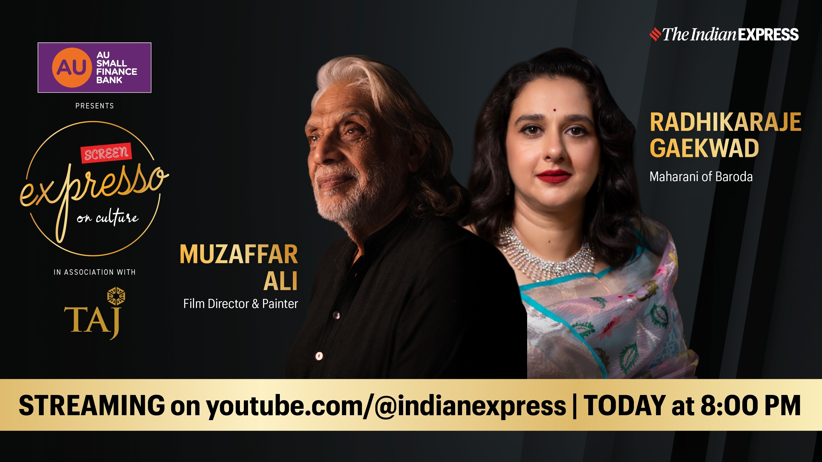 EXPRESSO with Muzaffar Ali and Radhikaraje Gaekwad