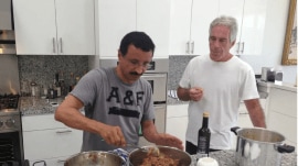 DP World CEO Sulayem (left) with convicted sex offender Jeffrey Epstein (right). (Image Credit: House Oversight Committee Democrats)