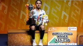 Devika Sihag claimed the Thailand Masters 2026 title. (Picture Credit - Badminton Photo)