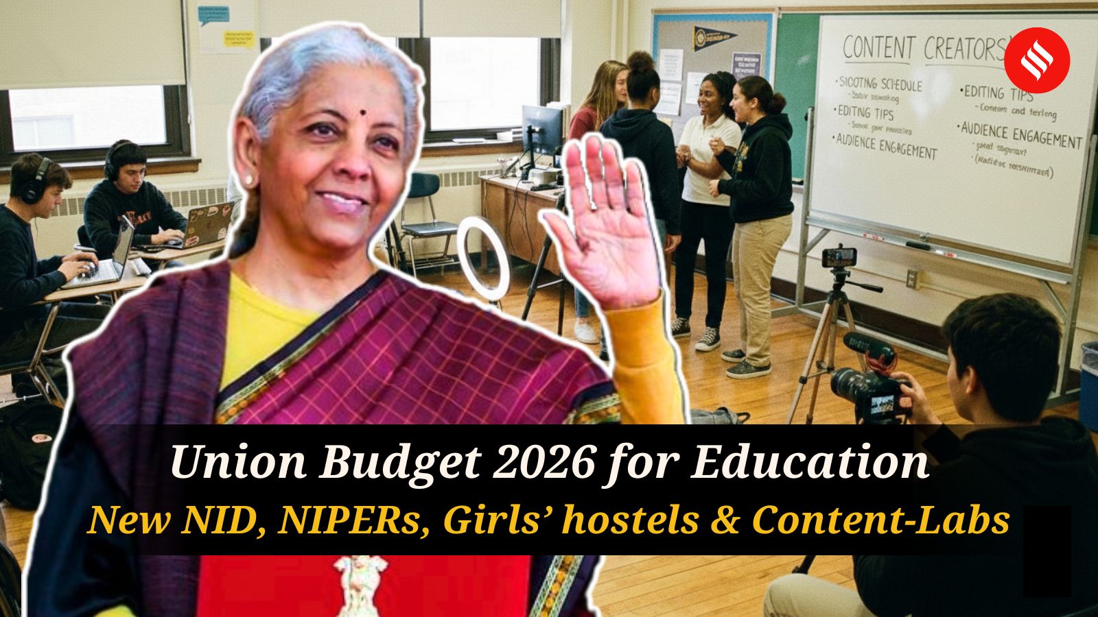 Content labs, education townships & mental-health: Union Budget 2026