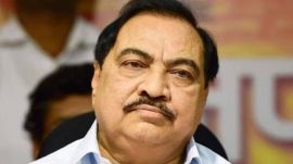 Court cancels non-bailable warrants against Eknath Khadse, wife